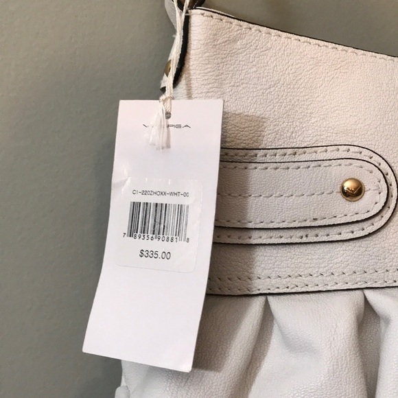 Via Spiga White Leather Shoulder Bag - Picture 3 of 6